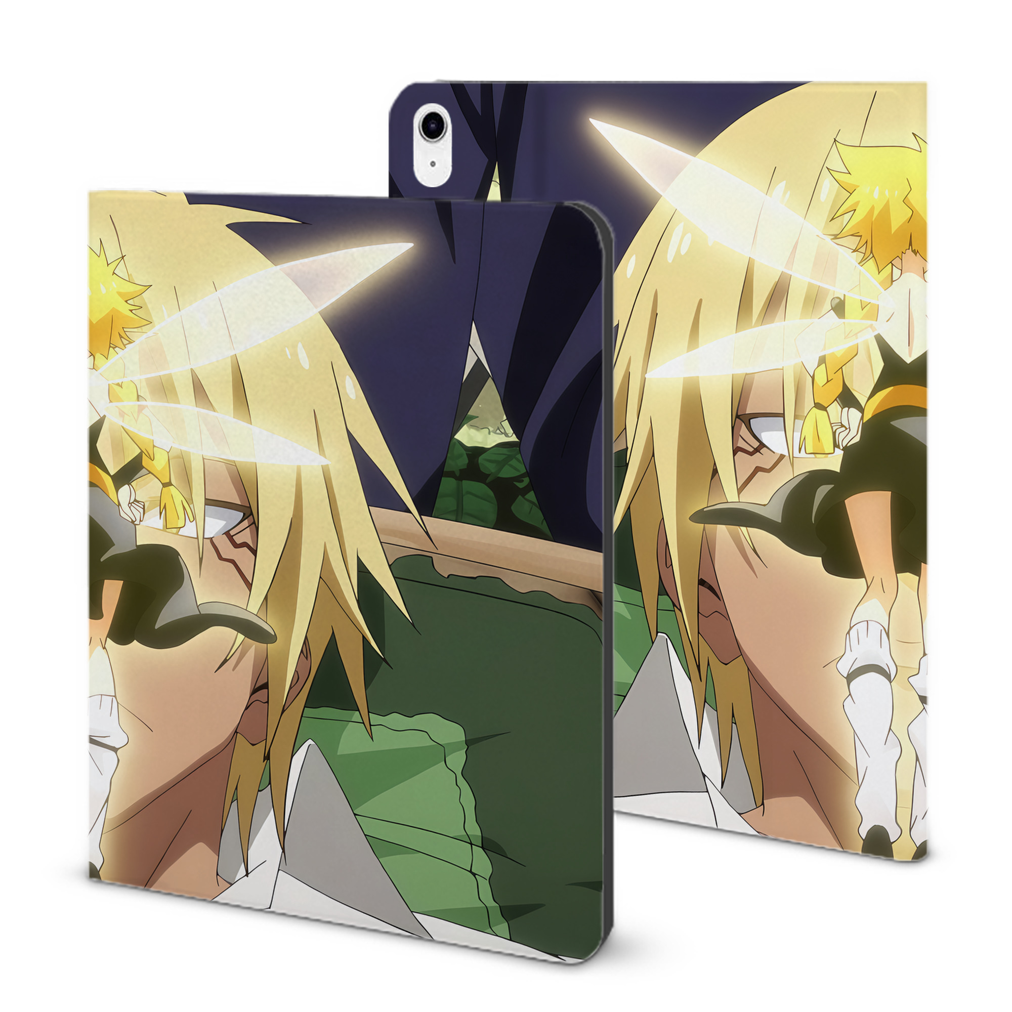 （画像用） 転スラ Regarding Reincarnated to Slime IPad ケース ブック型 PUレザー TPU 耐衝撃 軽量 薄型 ペン収納なし 全面保護 IPad 各モデル対応